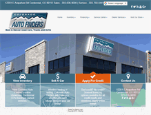 Tablet Screenshot of coautofinders.com